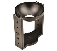 100mm Aluminum Half Flat to Bowl Adapter Converter Video Tripod Fluid Head DSLR Slider Accessories