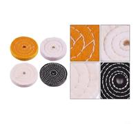 100mm Buffing Wheel Kit with 13mm Shank for Metal Wood Mirror Finish Polish