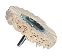 100mm Cotton Airway Buffing Wheel Compatible with Most Drills for Smoothing and Brightening Metals Jewelry Ceramics and Glass Components