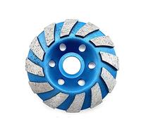100MM Diamond Grinding Wheel Cup Disc Bowl Shape Grinding Wheel for Marble Grnaite Concrete Stone Abrasive Tools - Seam Setter(Blu)