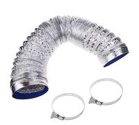 100mm Double-Layer Aluminum Foil Air Duct Fire-Proof High Ventilation Exhaust Duct Double-Layer Aluminum Foil Air