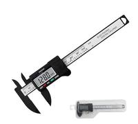 100mm Electronic Digital Caliper Carbon Fiber Dial Vernier Caliper Gauge Micrometer Measuring Tool Digital Ruler