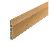 100mm English Oak UPVC Skirting Board - 5m Chamfered