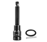100mm Extra Long T50 Torx Bit Socket, 1/2" Male Drive - Single High-Performance Impact Socket for Power Tools & Professional Use