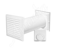 100mm Extractor Fan with Termostat Ventilation System Ventilator Kit