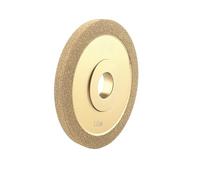 100mm Flat-shaped Gold Brazing Diamond Grinding Wheel Grit 80-400 Tool Disc Saw Blade Resin Diamond Grinding Wheel For Rotary Ab(400)