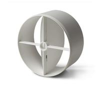 100mm In-line Extractor Fan Vent Back Draught Shut