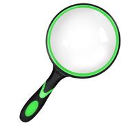 100mm Large Magnifying Glass, Strong Handheld Reading Magnifier Glasses Shatterproof