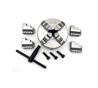 100mm Lathe Chuck 4 Jaw Chuck ， K12-100 Self-Centering Lathe Metal Manual Type Mini