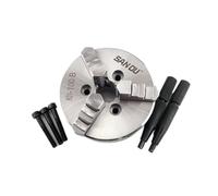 100mm Lathe Chuck Metal Lathe Chuck K01-100B 3 Jaw Wood Self-Centering Chuck for Mini Wood Lathe