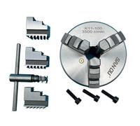 100MM Lathe Chuck Mini Metal Lathe Chuck K11-100 Mini 3 Jaw Self-Centering Chuck Manual Chuck