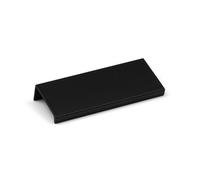 100mm Matt Black Square Lip Edge Pull