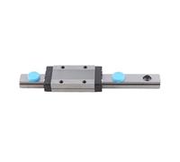 100mm MGN9H Miniature Linear Rail Guide, 9mm Width Slide Block, Bearing Steel - High Precision 4 - Point Contact Design, Lubrication System for Automatic Equipment