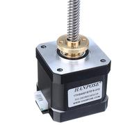 (100mm) Nema 17 Lead Screw Stepper Motor Linear Actuators 40mm 1.7A 40N.cm 4-lead 42 Motor 100-500mm Trapezoidal Lead Screw for 3D printer Z Axis