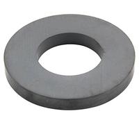 100mm O.D x 50mm I.D x 12mm thick Y30BH Ferrite Ring Magnet - 9kg Pull