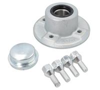 100mm PCD Trailer Cast Wheel Hub with Sealed Bearings For Ifor Williams P6 P7