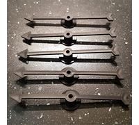 100mm Plastic Arrow Spinner & Base For Board Games - Pack of 5 (Black)