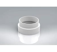 100mm Round Threaded Hose Connector Male - Connect Flexi Duct to Rigid