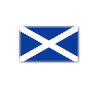 100mm SCOTLAND FLAG Sticker/Decal - WITH HIGH GLOSS DOMED GEL FINISH