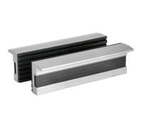 100mm Soft Vice Jaws - Aluminium Body - Soft Rubber Grip - Magnetic Strip