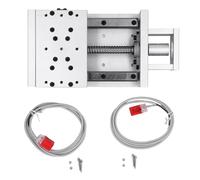 100mm Stroke Linear Stage SFU1605 Ball Screw CNC Double Linear Guide Rail Sliding Table for NEMA23 Motor Aluminum Alloy High Precision 120kg Load
