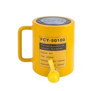 100mm Stroke Solid Lifting Cylinder, 10T To 100T Hydraulic Jack, Bridge Machinery Shipbuilding Cylinder, 4 Inch Stroke, 22046lb Capacity