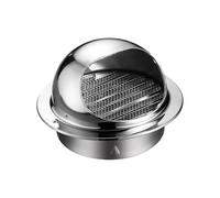100mm Vent Cover, Air Vent Covers for Walls, Stainless Steel Vent Cover, Air Vents, Ducting Covers, Ventilation Outlet, for Home Or Industrial Applications(Stainless Steel,100mm(4in))