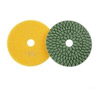 100mm Wet Polishing Pad for Granite, Marble, Concrete & Stone Grinding - Emery Copper Bond Abrasive Disc, 50# to 3000# Grit, 4 Inch Diameter, 5mm(150#)