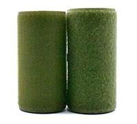 100mm Wide Hook and Loop Tape Sew On, Heavy Duty Army Green Black Sewing Non Adhesive Strips Fastener Roll