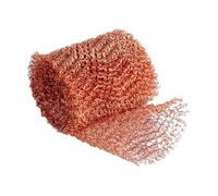 100mm Width 4 Wires Pure Copper Mesh Woven Filter Sanitary Food Grade for Distillation 0.5 Meter 10 Industry(9 Meters)(5 Meters)