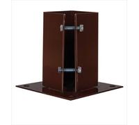 100MM X 100MM 4" Bolt Down Post Support Like MET Post 6PC