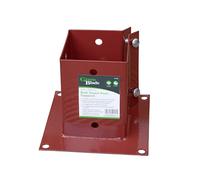 100mm x 100mm (4" x 4") Metal Garden Fence Post Holder Spike