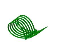 100mm x 2.5mm Green Heavy Duty Nylon Cable Ties : Supplied in Sealed Poly Bag of 100