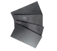 100mm x 200mm 3K High Hardness Carbon Fiber Sheets - 100% Pure Carbon Panel Board 1pcs(1.5mm twill glossy)