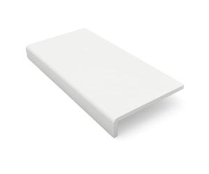100mm x 3m Windows4you uPVC Capping Board White - Long Gloss Trim for Window Reveal, Fascia Refurbishment, Soffit Edge - 1/2/4 Pack (4 Pack)