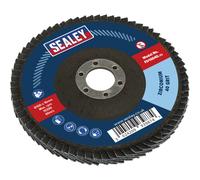 100mm Zirconium Flap Disc - 16mm Bore - Depressed Centre Disc - 40 Grit