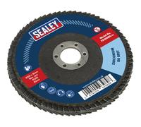 100mm Zirconium Flap Disc - 16mm Bore - Depressed Centre Disc - 80 Grit