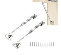100N/22lb Gas Struts Soft Close Hinges, 2 Pack Heavy Duty Gas Spring Lid Stay for Drop Down Door Lid Stay Slow Close Gas Strut Damper, Slow Close Damper for Toy Box Storage & Furniture Soft Lowering