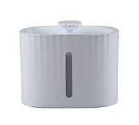 100oz/3L Automatic Pet Water Ultra-Quiet Water Dispenser Feeder Bowl with LED-Indicator Light Water Level Window Quadruple Filtration Adjustable Water Yield Filter
