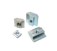 100P/lot T Block Square Nut M3 M4 M5 M6 M8 Slot T-nut Sliding Nuts for 2020 3030 4040 4545 Profile Aluminum Furniture 3d printer(45 - M8 (10pcs))