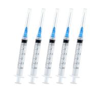 100Pack 3ml/cc Multiple Uses Measuring Tools with 23G(25mm) Plastic Tube, Individually Wrapped