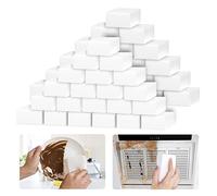 100Pack Magic Sponge Eraser Sheets, Reusable Melamine Sponge Foam Kitchen Dish Cleaning Sponges Scrubber, Household Cleaning Pads for Bathroom, Baseboard, Shoes, Bathtub, Wall Cleaner