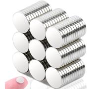 100Pack Neodymium Disc Small Magnets, 7x1mm Strong Refrigerator Magnets for Crafts Dry Erase Board Office Fridge, Mini Round Rare Earth Magnet for DIY Building Scientific Models Nail Cutter