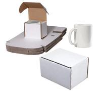 100Pack Smash Proof Boxes Double Wall 10Oz/11Oz Mailing Cardboard Boxes Gift Box