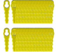 100pc Double Head Blades Compatible with Ryobi Edger Rac155 Rac157 Rac158