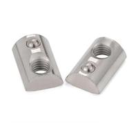 100PC M3 M4 M5 M6 Roll In Spring T-nut With Ball For Aluminum Extrusion With Profile 20 Series Groove(20-m5)