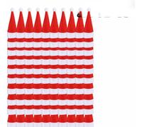 100pc Mini Christmas Hat Tableware Knife Fork Storage Holder Bags Merry Christmas Party Dinner Wine Bottle Xmas Hats Decorations-100PCS