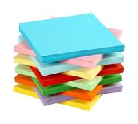 100pc Origami Paper Pack Large Square Sheets 10 Colors(14cm)