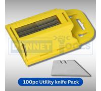 100pc Utility Knife Blades Set Craft Knife