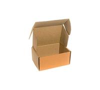 100pc x Strong Brown Cartons Postal Boxes Packing Storage Transporting Mailing Shipping Cardboard Die Cut Boxes (4''x 3'' x2'' (102 * 77 * 51mm))